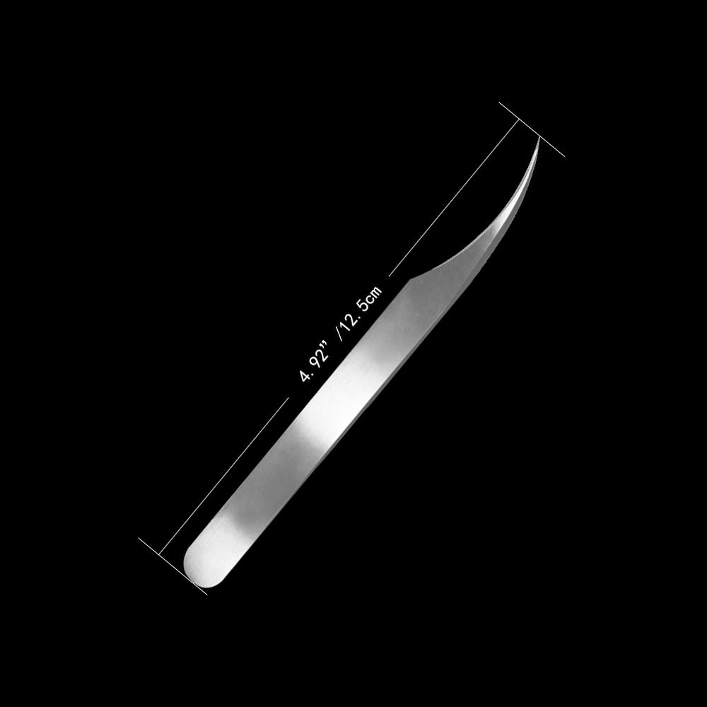 Eyelash Extension Curler Straight Tip Stainless Steel Grafting eye lash tweezers