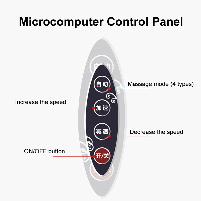LUYAO Electric Massager Back Neck Massage Hammer Vibration Stick Roller Cervical Body Massage Relaxation Pain 6 In 1 T191116