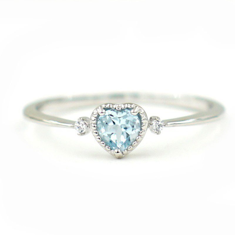 Euramerica Simple Thin Engagement Ring inlaid Blue Heart Shaped Zircon Trendy Chic Wedding Ring for Women Fashion Finger Jewelry
Euramerica Simple Thin Engagement Ring inlaid Blue Heart Shaped Zircon Trendy Chic Wedding Ring for Women Fashion Finger Jewelry