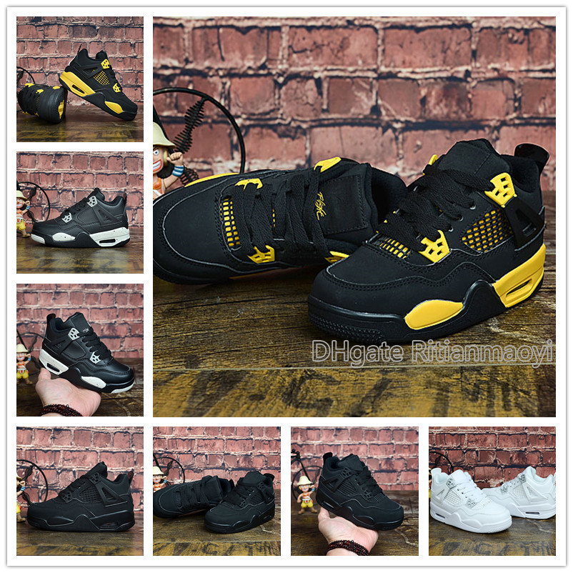 With Box Unisex kids 4 basketball Shoes trainers boys black athletic Sports Shoes children yellow sneakers 28-35 Chaussures de basket Enfant
With Box Unisex kids 4 basketball Shoes trainers boys black athletic Sports Shoes children yellow sneakers 28-35 Chaussures de basket Enfant