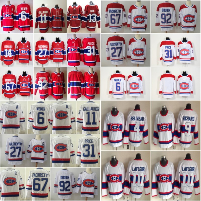 Montreal Canadiens 11 Brendan Gallagher Jerseys 31 Carey Price 27 Alex Galchenyuk 6 Shea Weber 92 Jonathan Drouin Tomas Plekanec Retro Stitc, 100 classic white
Montreal Canadiens 11 Brendan Gallagher Jerseys 31 Carey Price 27 Alex Galchenyuk 6 Shea Weber 92 Jonathan Drouin Tomas Plekanec Retro Stitc, 100 classic white