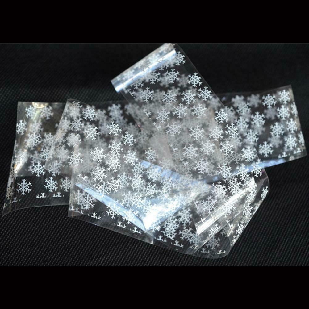 Nail Sticker Christmas Snowflake Nail Foil 3D Glitter Nail Art Transfer Foils A987
