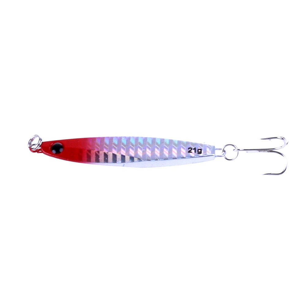 HENGJIA 50pcs new lead metal fishing lures freshwater bass pesca baits with iron plating fishing tackle 21g 7cm carp fishing3096