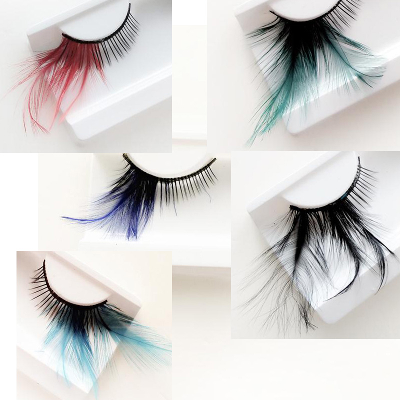 False Eyelashes Festival Feather Fake Eyelash Peacock Colorful Set Dance Halloween Cosplay Long Lashes For Women And Girl
False Eyelashes Festival Feather Fake Eyelash Peacock Colorful Set Dance Halloween Cosplay Long Lashes For Women And Girl