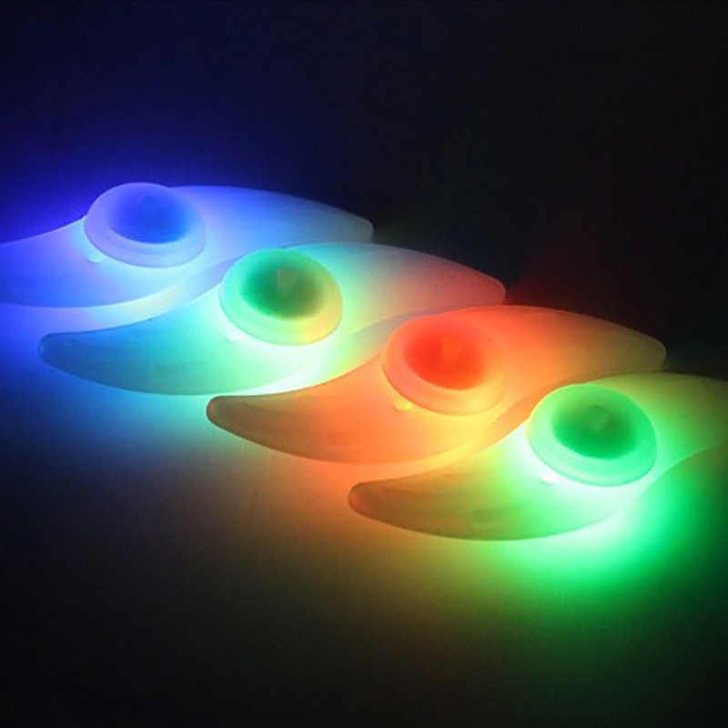Waterproof Bike LED Spoke Lights - Multicolor Flashing Accessory for Safe Riding
