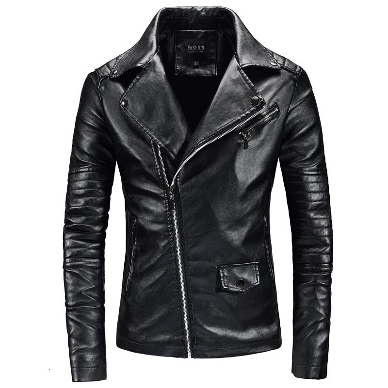 Men Leather Jas Slim Turn -down Kraag Biker Motorbike Jas Men's Upper Clothing PU Leather Men's Clothing, Brown
Men Leather Jas Slim Turn -down Kraag Biker Motorbike Jas Men's Upper Clothing PU Leather Men's Clothing, Brown