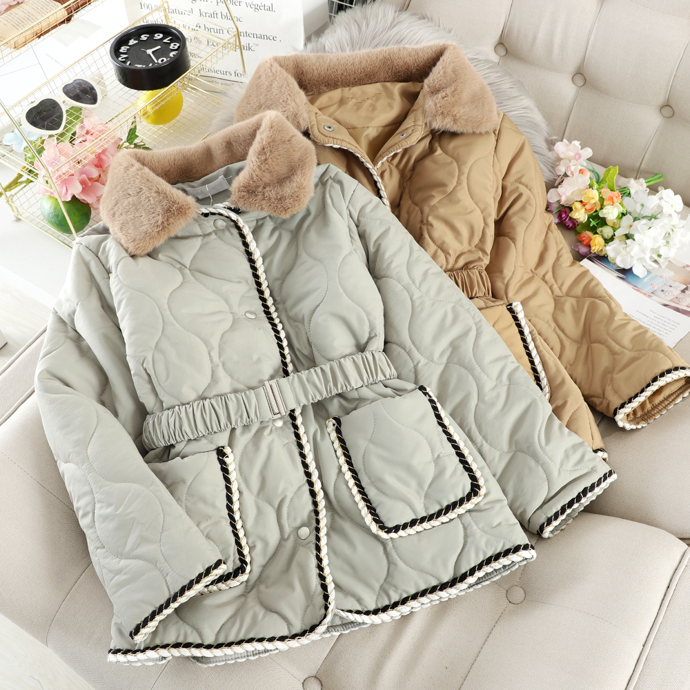2019 new fashion women's clothing Autumn and winter coat womens jackets and coats D642, Khaki
2019 new fashion women's clothing Autumn and winter coat womens jackets and coats D642, Khaki