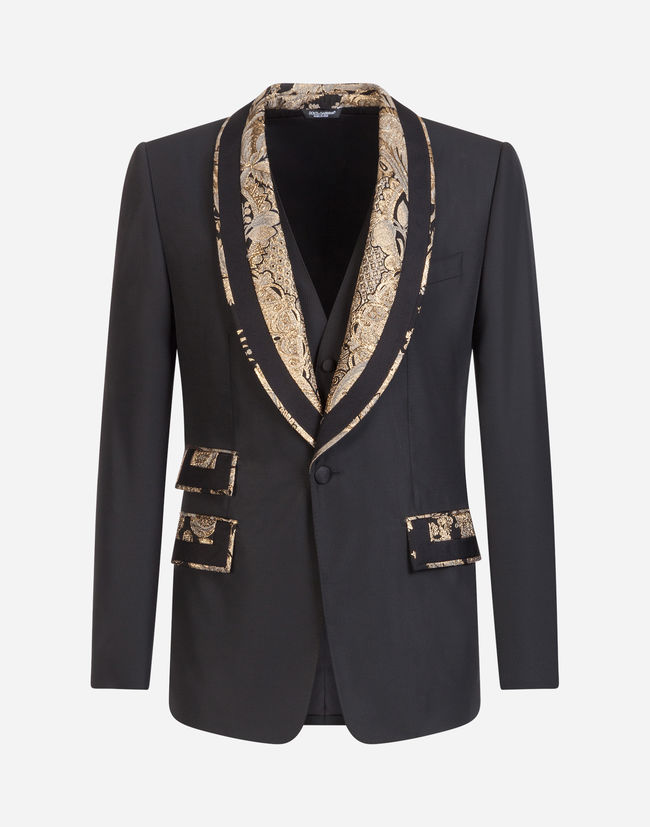 Elegant Design Three Pieces (Blazer+Pant+Vest) Business Men Suits With Shawl Lapel One Button Wedding Bridegroom Tuxedos For Sale