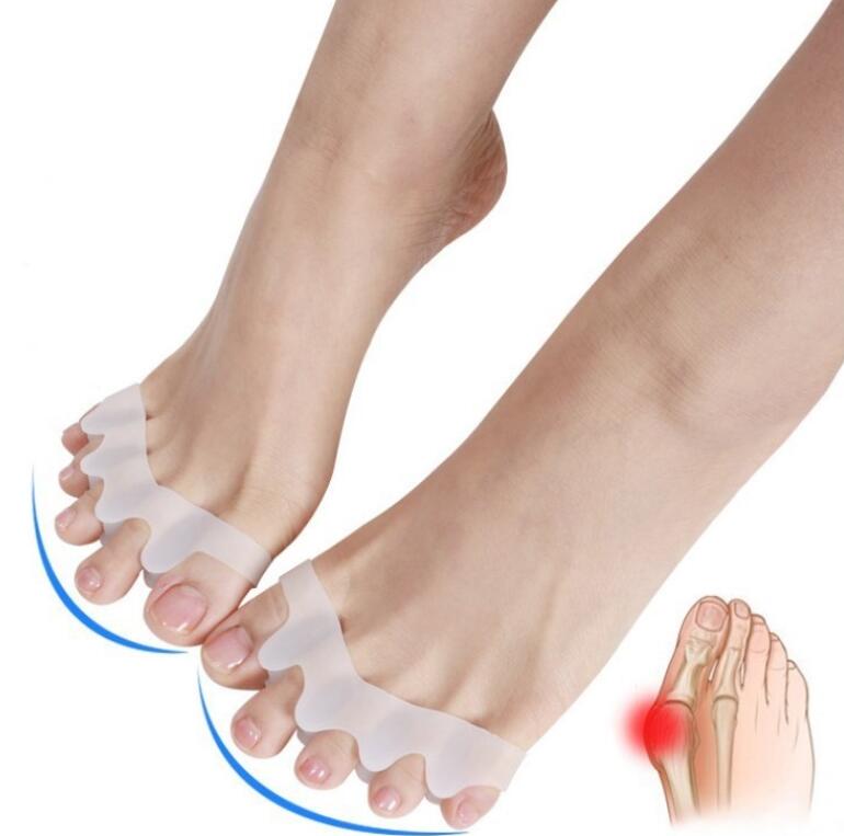 NEW Silicone Bunion Corrector Toe Separators Foot Care Tool Hallux Valgus Corrector Straightener Spreader 10 pairs Free Ship от DHgate WW