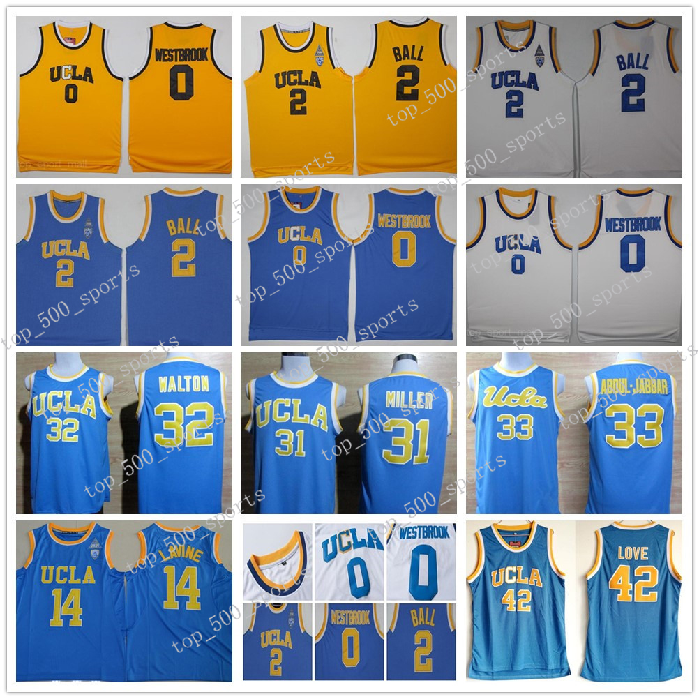 Ncaa UCLA Bruins Jersey College Basketball Russell Westbrook Lonzo Ball Zach LaVine Kareem Abdul Jabbar Reggie Miller Bill Walton Kevin Love, Colour 11
Ncaa UCLA Bruins Jersey College Basketball Russell Westbrook Lonzo Ball Zach LaVine Kareem Abdul Jabbar Reggie Miller Bill Walton Kevin Love, Colour 11
