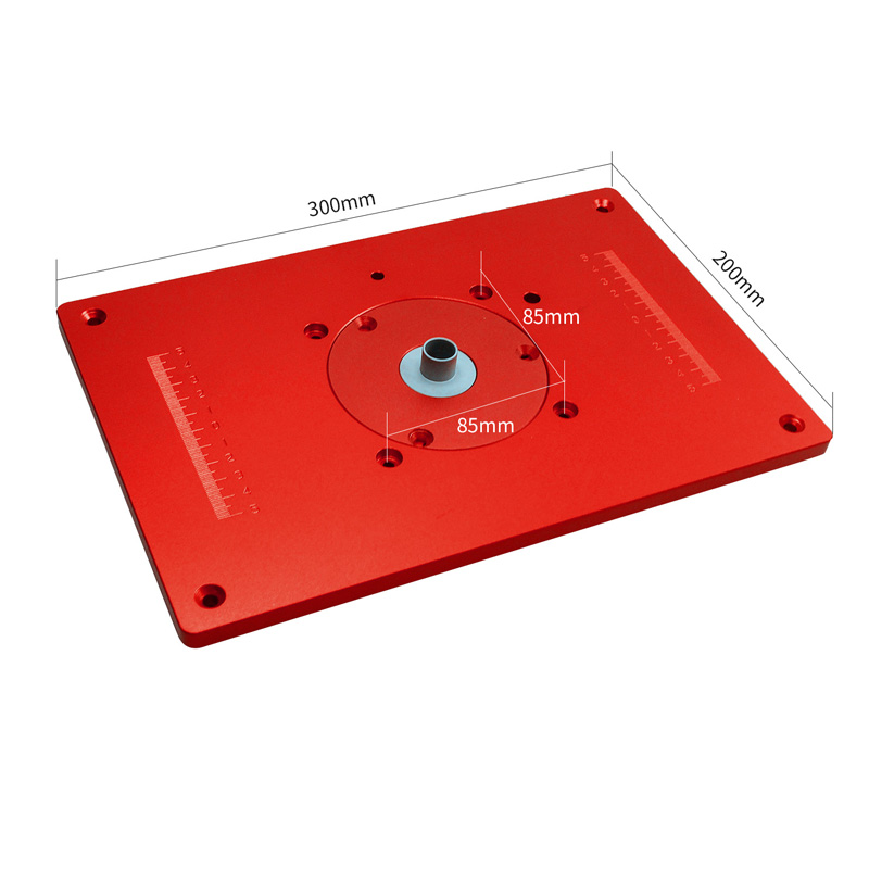 85*85mm Aluminium Wood Router Table Insert Plate Woodworking Benches Trimmer Models Machine Flip Board for Woodworking 
85*85mm Aluminium Wood Router Table Insert Plate Woodworking Benches Trimmer Models Machine Flip Board for Woodworking