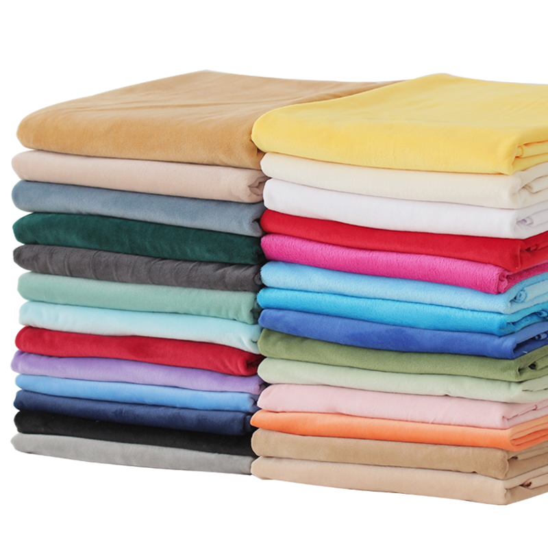 Width 53" DIY Super Soft Short Plush Fabric For Photography Background Cloth Toy Counter Material