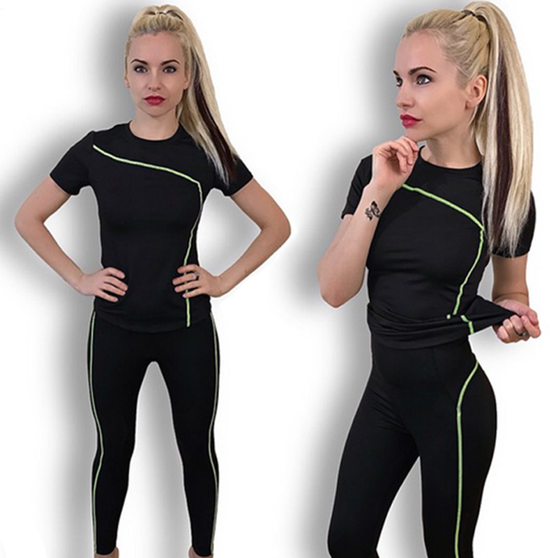 New Women Gym Sets 2 piece Yoga Set Gym Clothes Tennis Yoga Shirt + Seamless Leggings Workout Sports Suit Active Wear, Green
New Women Gym Sets 2 piece Yoga Set Gym Clothes Tennis Yoga Shirt + Seamless Leggings Workout Sports Suit Active Wear, Green