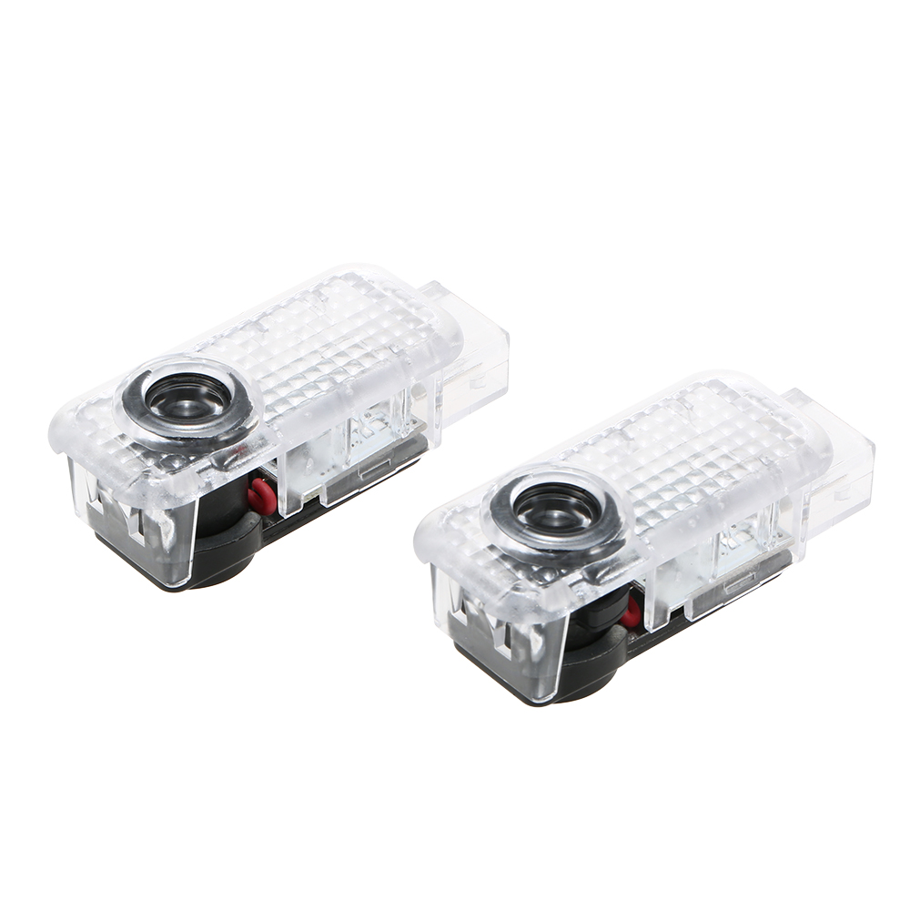 Freeshipping 2x For AUDI Car Door LED CIRCLE Ghost Shadow Light Logo Projector Courtesy lights