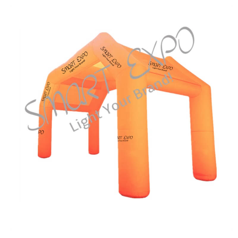 Double Inflatable Arch Tent Large Marquee Sunshade for Promotion Use with Custom Printing Base Blower W10 x H5.6 M
Double Inflatable Arch Tent Large Marquee Sunshade for Promotion Use with Custom Printing Base Blower W10 x H5.6 M