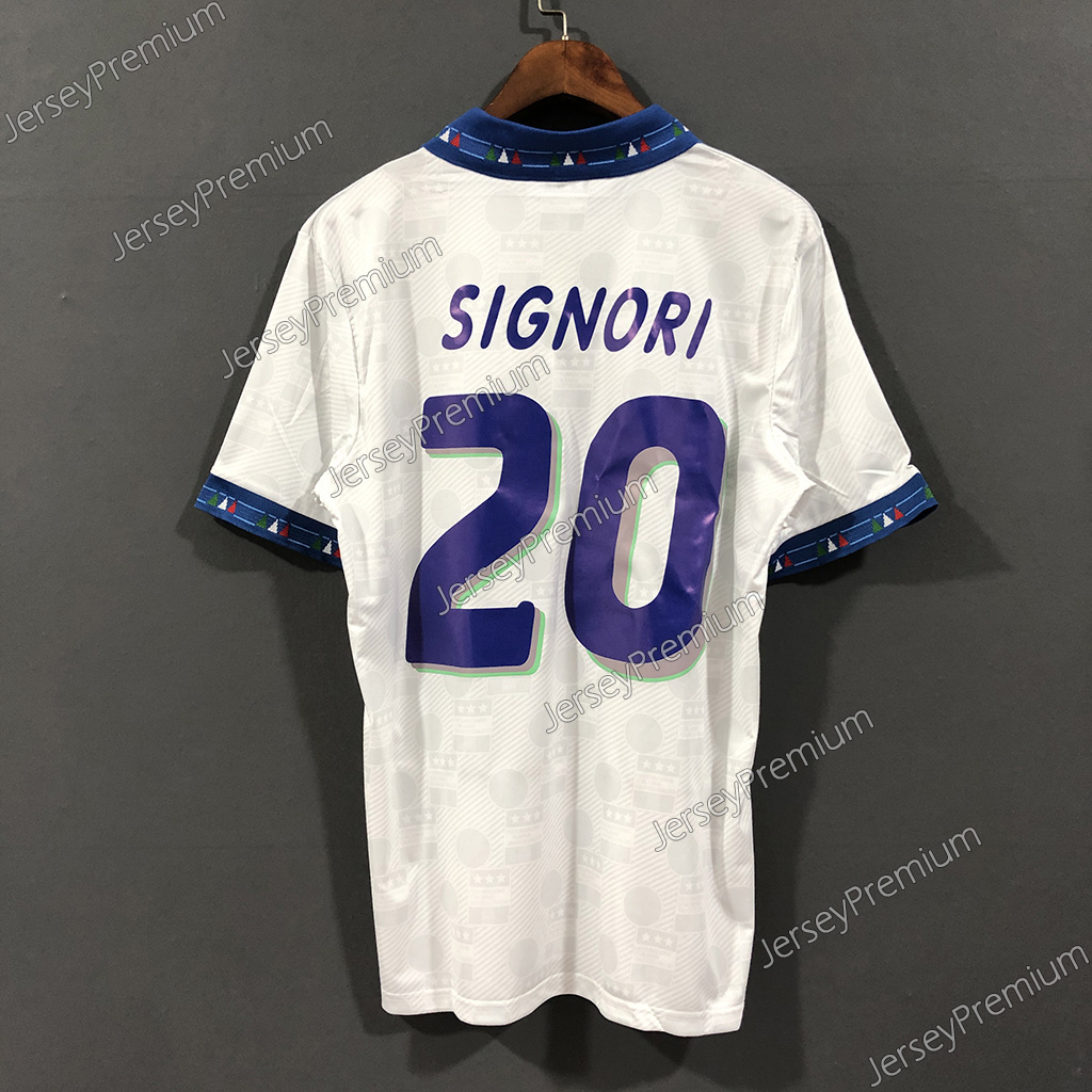 Italy Retro 1994 R.Baggio Baresi Maldini Zola Albertini Signori Soccer Jrs Sports Football Shirts, Home
Italy Retro 1994 R.Baggio Baresi Maldini Zola Albertini Signori Soccer Jrs Sports Football Shirts, Home