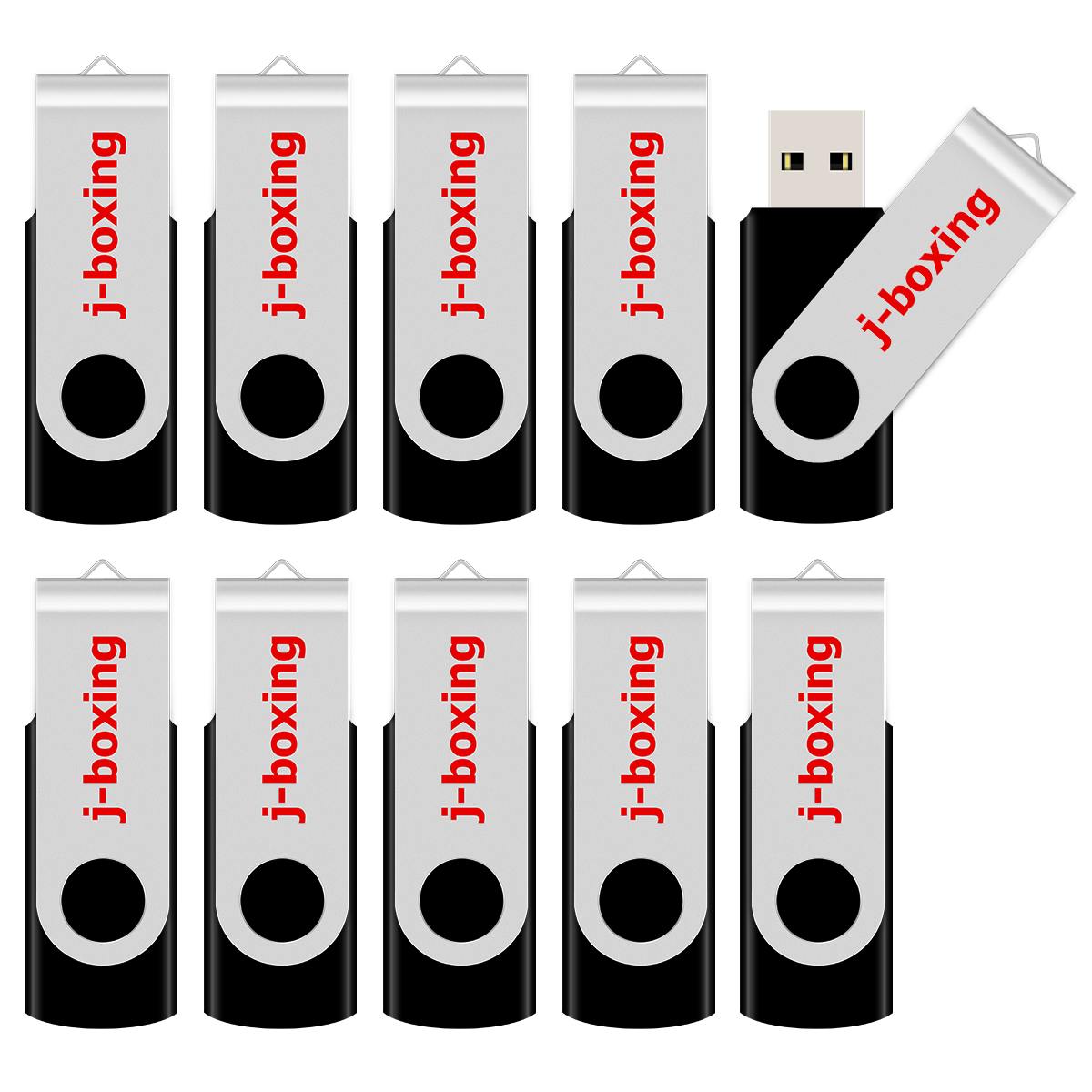 

LOT 10PCS Metal Swivel USB 2.0 Flash Drive Pen Drive Thumb Memory Stick 64M 128M 256M 512M 1G 2G 4G 8G 16G 32G for Computer Laptop Mac Black