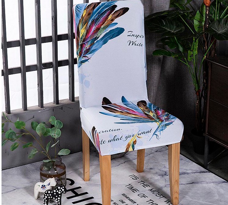 Modern Stretch Elastic Chair Covers Spandex Removable Slipcovers Home Decorative for Dining room Banquet Wedding Kitchen