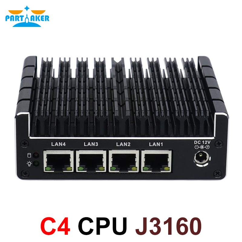 Partaker New NUC Mini PC Celeron J3160 Quad Core 4 Intel i210AT Nic X86 Computer Soft Router Linux Server Support Pfsense AES-NI
Partaker New NUC Mini PC Celeron J3160 Quad Core 4 Intel i210AT Nic X86 Computer Soft Router Linux Server Support Pfsense AES-NI