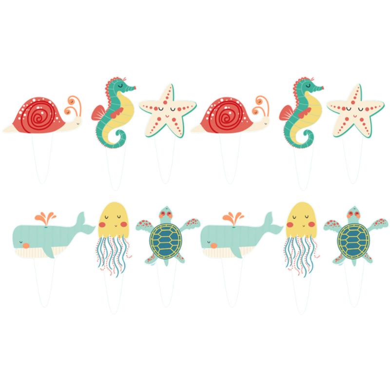 24pcs Cute Cake Toppers Kid's Birthday Cake Colorful Animal Picks for Party (Colorful
24pcs Cute Cake Toppers Kid's Birthday Cake Colorful Animal Picks for Party (Colorful