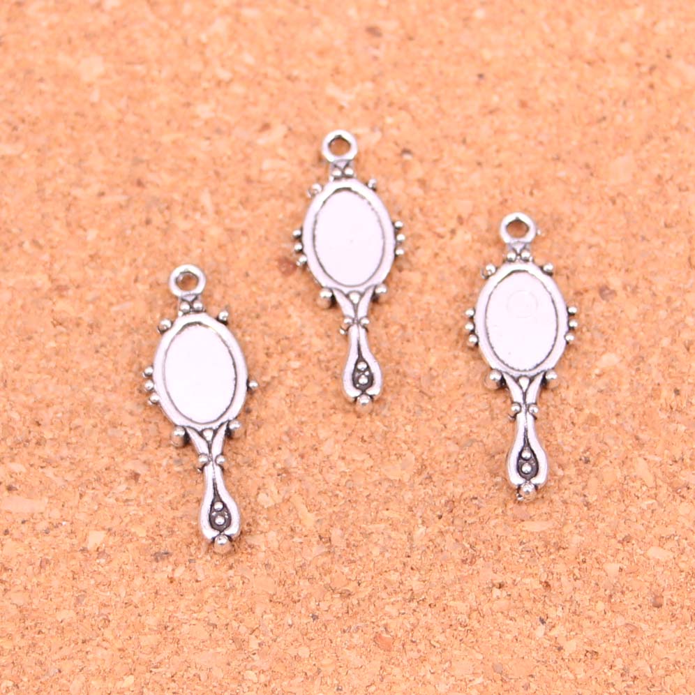 175pcs Charms devil mirror Antique Silver Plated Pendants Making DIY Handmade Tibetan Silver Jewelry 27*10mm, Bronze;silver
175pcs Charms devil mirror Antique Silver Plated Pendants Making DIY Handmade Tibetan Silver Jewelry 27*10mm, Bronze;silver