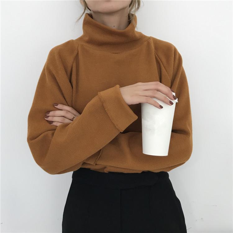 Women Warm Loose Long Sleeve Knitted Sweaters Casual Solid Turtleneck Sweaters Batwing Sleeve Crocheted Pullover Jumpers, Black
Women Warm Loose Long Sleeve Knitted Sweaters Casual Solid Turtleneck Sweaters Batwing Sleeve Crocheted Pullover Jumpers, Black