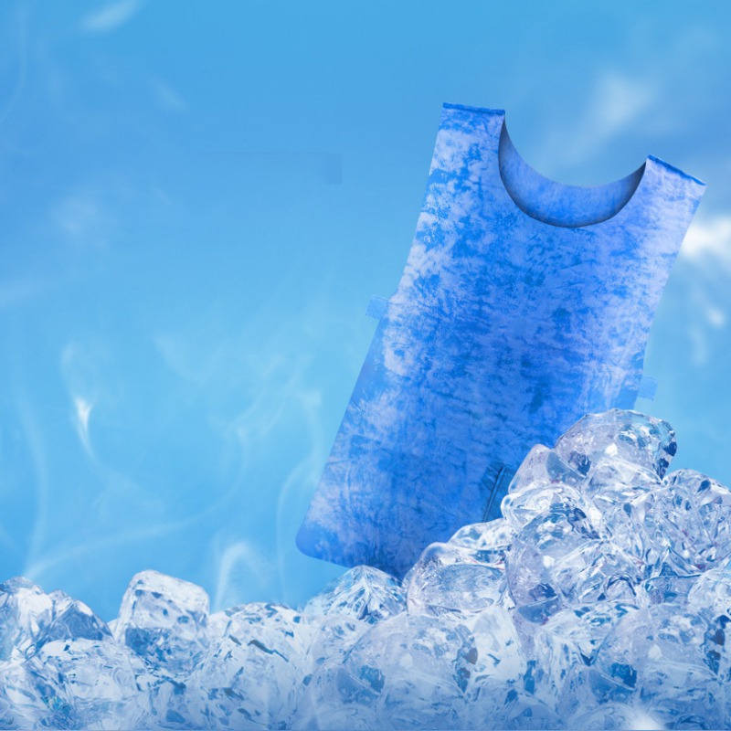 Summer Cold Anti-heat Cooling Vest PVA Waterproof Fabric High Temperature Protective Ice Vest Outdoor Sports Work, Blue
Summer Cold Anti-heat Cooling Vest PVA Waterproof Fabric High Temperature Protective Ice Vest Outdoor Sports Work, Blue