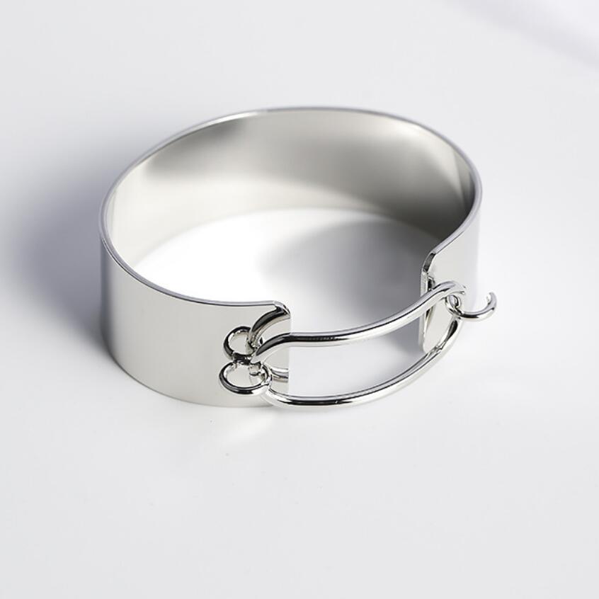 Fashion- jewelry pin buttons bracelets sleeve cuff shape bangles for women hot fashion free of shipping