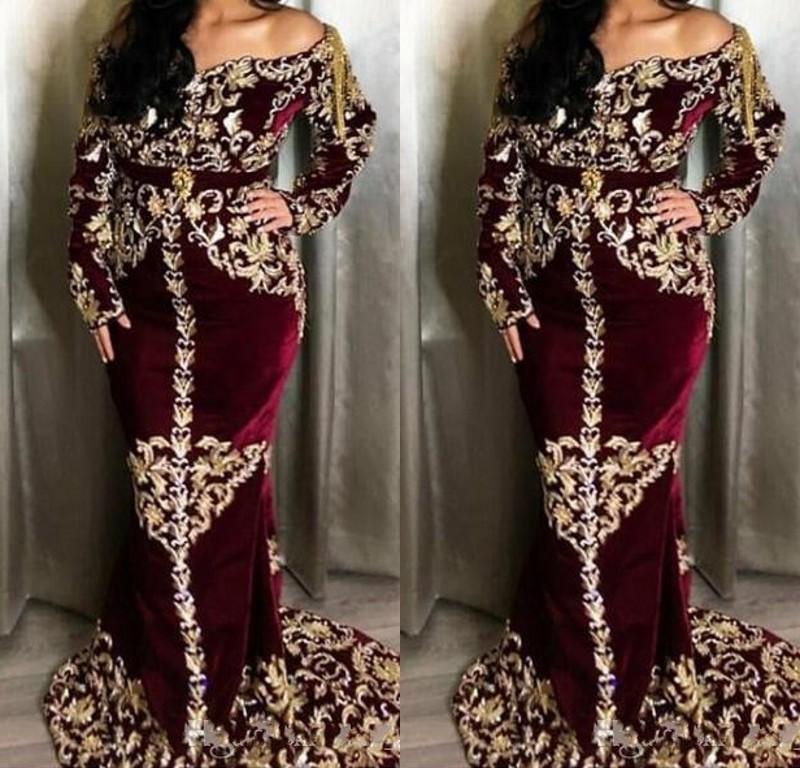 2020 Sexy Burgundy Gold Lace Prom Dresses Mermaid Arabic Caftans Evening Dresses Velvet Long Sleeves Formal Prom Party Gowns, Green
2020 Sexy Burgundy Gold Lace Prom Dresses Mermaid Arabic Caftans Evening Dresses Velvet Long Sleeves Formal Prom Party Gowns, Green