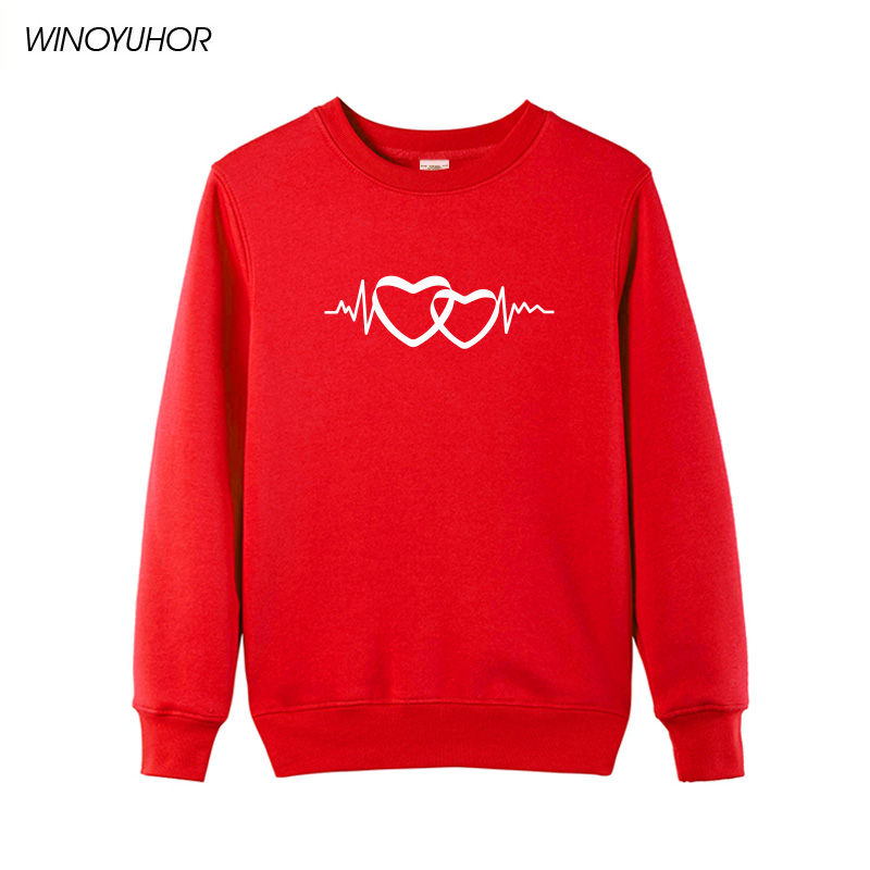 Harajuku Heartbeat Love Print Women Sweatshirts Winter Fashion Long Sleeve Hoodies Casual Cotton Female Hoody, Black
Harajuku Heartbeat Love Print Women Sweatshirts Winter Fashion Long Sleeve Hoodies Casual Cotton Female Hoody, Black