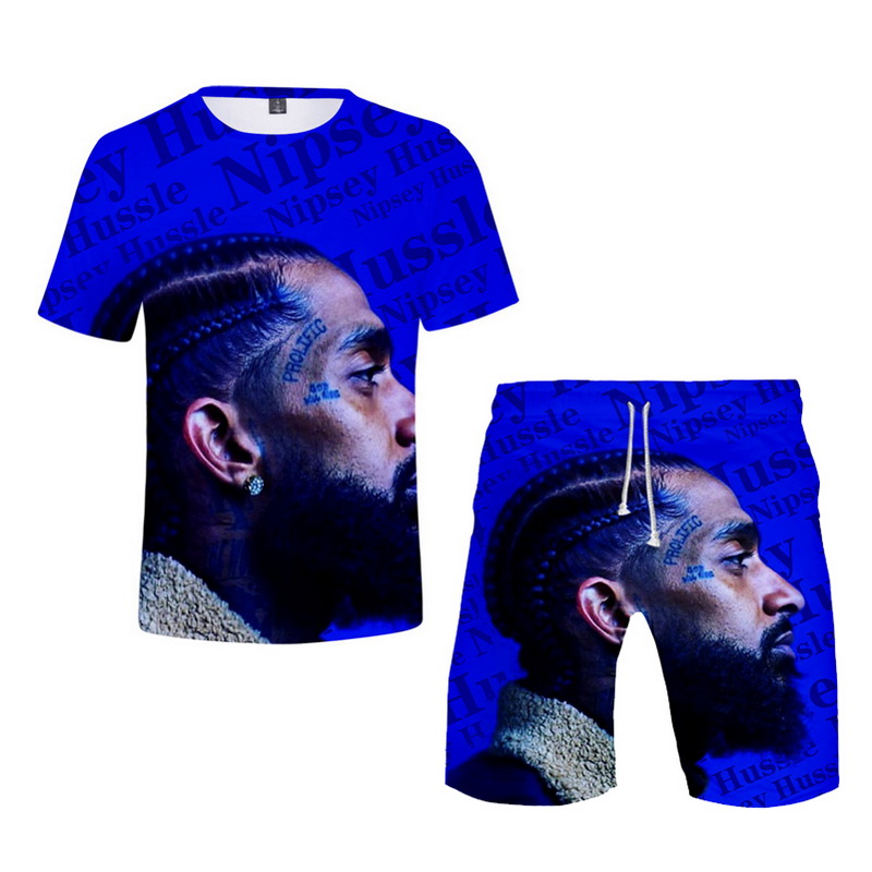 New Nipsey Hussle T shirt Men Shorts Sets O-neck Short Sleeve Men Clothes Fashion summer Beach Shorts tracksuit, Set 3874
New Nipsey Hussle T shirt Men Shorts Sets O-neck Short Sleeve Men Clothes Fashion summer Beach Shorts tracksuit, Set 3874