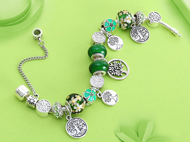 Wholesale- charm bead tree pendant silver plated bracelet Suitable for Pandora style bracelet jewelry
Wholesale- charm bead tree pendant silver plated bracelet Suitable for Pandora style bracelet jewelry