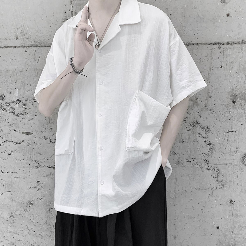 Summer Cotton Linen Shirt Men's Fashion Solid Color Business Casual Shirt Men Streetwear Loose Korean Short-sleeved Mens, Black
Summer Cotton Linen Shirt Men's Fashion Solid Color Business Casual Shirt Men Streetwear Loose Korean Short-sleeved Mens, Black