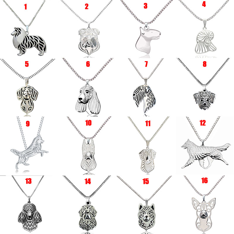 Fashion charm 10pcs/lot Dog Pendant Necklace Shepherd Dog silver Plated Hollowing Out Chain Jewelry Party Gifts
Fashion charm 10pcs/lot Dog Pendant Necklace Shepherd Dog silver Plated Hollowing Out Chain Jewelry Party Gifts