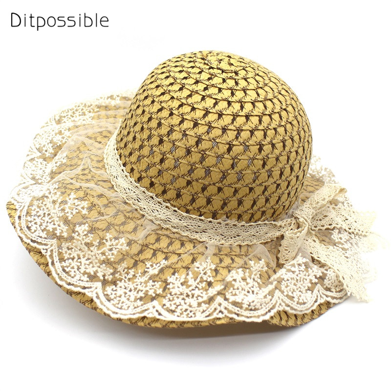 Wide Brim Hats Ditpossible Classic Straw For Women Summer Hat Fashion Lace Beach Caps Outdoor Breathable Sun, Khaki
Wide Brim Hats Ditpossible Classic Straw For Women Summer Hat Fashion Lace Beach Caps Outdoor Breathable Sun, Khaki