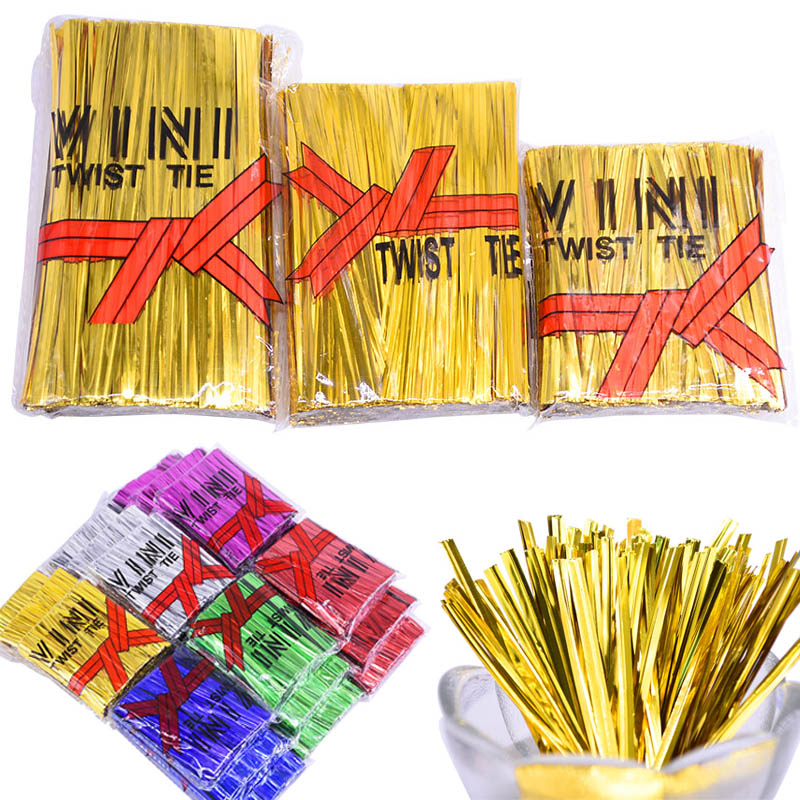 800pcs 8cm 10cm 12cm Gold/silver Metallic Twist Ties Wire Sealing Binding Wire For Plastic Cello Lollipop Candy Bags Party Gifts
800pcs 8cm 10cm 12cm Gold/silver Metallic Twist Ties Wire Sealing Binding Wire For Plastic Cello Lollipop Candy Bags Party Gifts