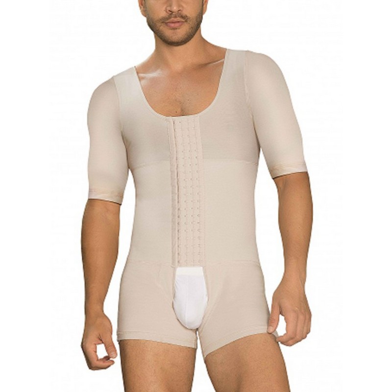 Man Short Sleeves Full Body Shaper Slimming Tummy Control Shapewear Plus Size 6XL Tummy Shaper Vest Underwear Corset Waist Cincher Bodyshape