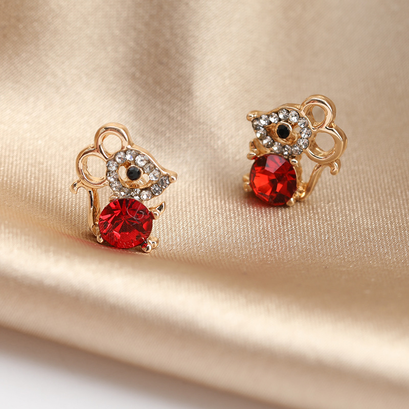 S1236 Hot Fashion Jewelry S925 Sliver Post Earrings Crystal Rhinstone Cute Rat Mouse Stud Earrings
S1236 Hot Fashion Jewelry S925 Sliver Post Earrings Crystal Rhinstone Cute Rat Mouse Stud Earrings