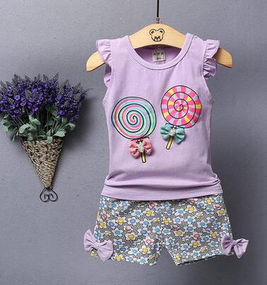 2019 New Summer Style children Lollipop pattern Vest shorts two-piece suit fashion girl Thin section cotton wear, Hbs
2019 New Summer Style children Lollipop pattern Vest shorts two-piece suit fashion girl Thin section cotton wear, Hbs