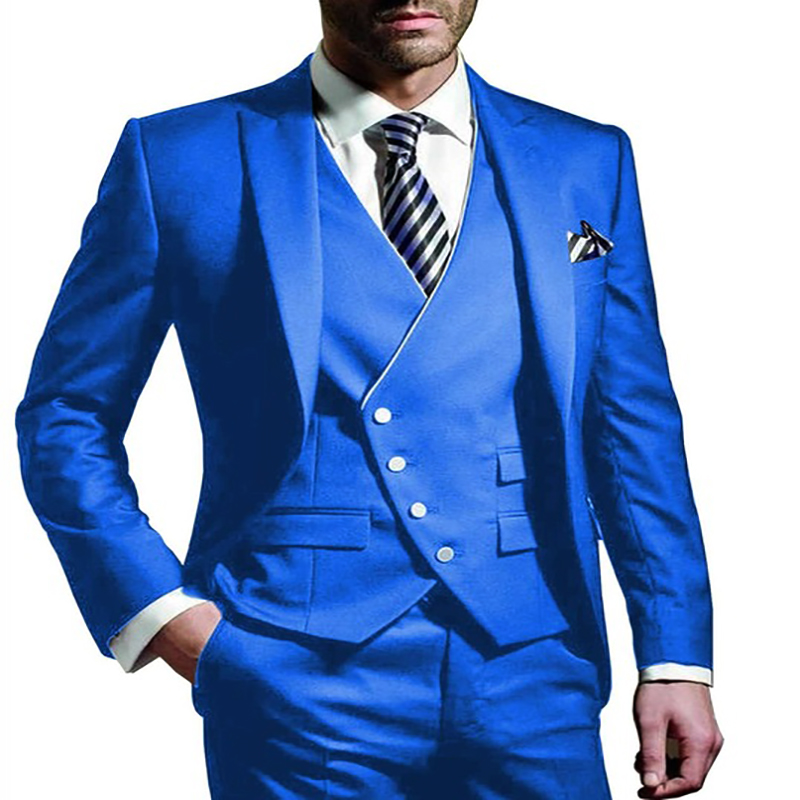 2020 New Dress Wear Custom Made 3 Pieces Men Suits Notched Lable Navy Groomsuit Blazer One Button Formal Business Suits Tuxedo, Gray
2020 New Dress Wear Custom Made 3 Pieces Men Suits Notched Lable Navy Groomsuit Blazer One Button Formal Business Suits Tuxedo, Gray