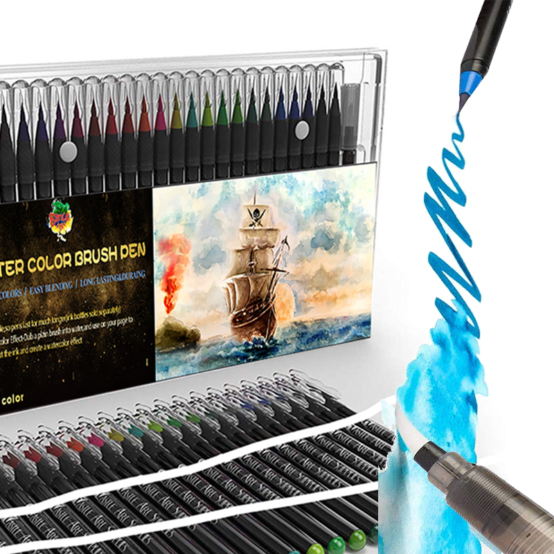 Brush Tip Art Marker For Drawing Painting Coloring Calligraphy Watercolor Pens 
Brush Tip Art Marker For Drawing Painting Coloring Calligraphy Watercolor Pens