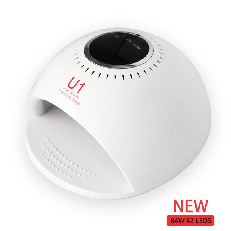 84W Nail Dryer UV LED Nail Lamp Fast Cure 42 LED Lamps Gel Polish Curing Lamp With LCD Display Nails Dryer Manicure Tools, As pic
84W Nail Dryer UV LED Nail Lamp Fast Cure 42 LED Lamps Gel Polish Curing Lamp With LCD Display Nails Dryer Manicure Tools, As pic