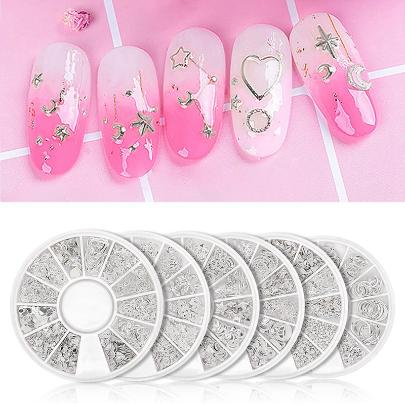 1 Box Alloy Moon Star Rivet Nail Studs 3D Nail Art Decoration Tips Design Patch Manicure Polish Fashionable Sliders
1 Box Alloy Moon Star Rivet Nail Studs 3D Nail Art Decoration Tips Design Patch Manicure Polish Fashionable Sliders