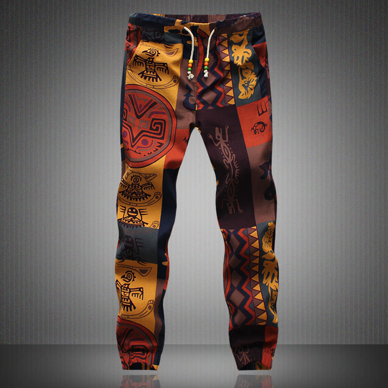 In the summer of 2019 the new floral cotton and linen closed foot trousers fashion printing linen comfortable men's casual pants
In the summer of 2019 the new floral cotton and linen closed foot trousers fashion printing linen comfortable men's casual pants