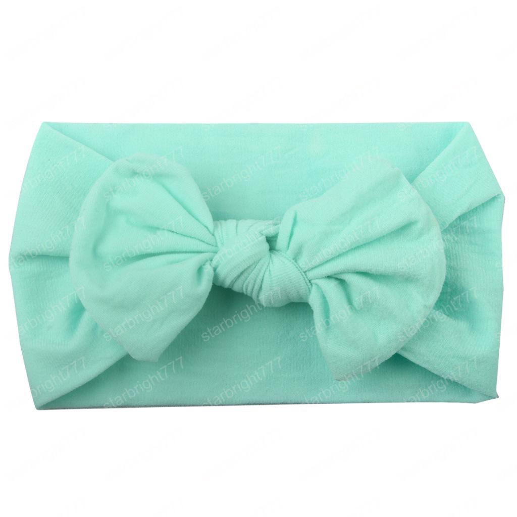 2020 new hair bows hairbands Newborn Infant Soft Nylon Headbands Hair Accessories for Girls Kids Toddler Childrens Head Wrap