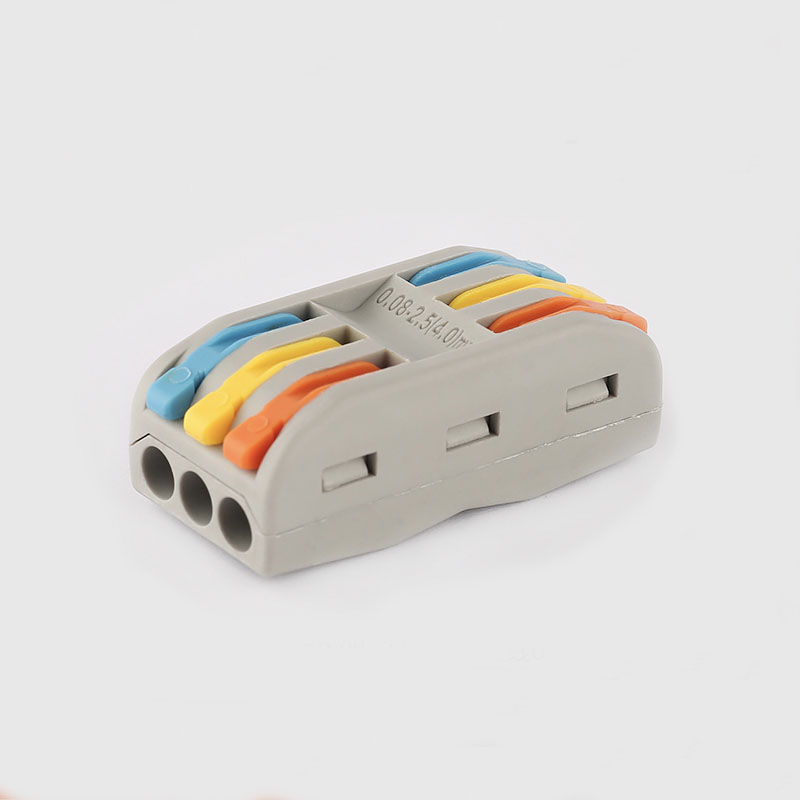 10PCSLOT 222413 SPL3 Compact Wire Connector Conductor Terminal Pushin Terminal Block Universal Wiring Compact Conductors2229191