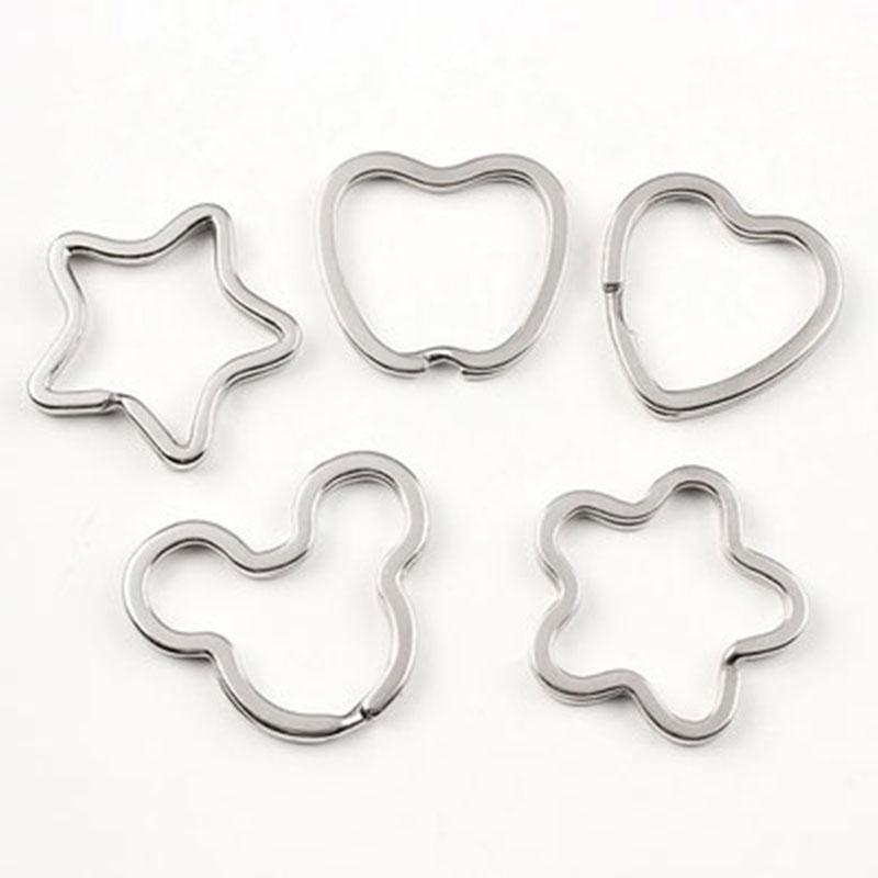100pcs/lot Metal Pentagram Star Heart Key Holder Split Rings Keyring Keychain Loop Circle Hook Accessories Free Shipping
100pcs/lot Metal Pentagram Star Heart Key Holder Split Rings Keyring Keychain Loop Circle Hook Accessories Free Shipping