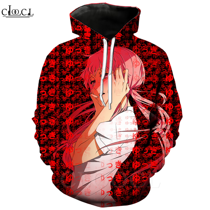 Japanese Anime Future Diary Men Women Hoodie 3D Print The Future Diary Gasai Yuno Sweatshirt Harajuku Streetwear Casual Coat
Japanese Anime Future Diary Men Women Hoodie 3D Print The Future Diary Gasai Yuno Sweatshirt Harajuku Streetwear Casual Coat