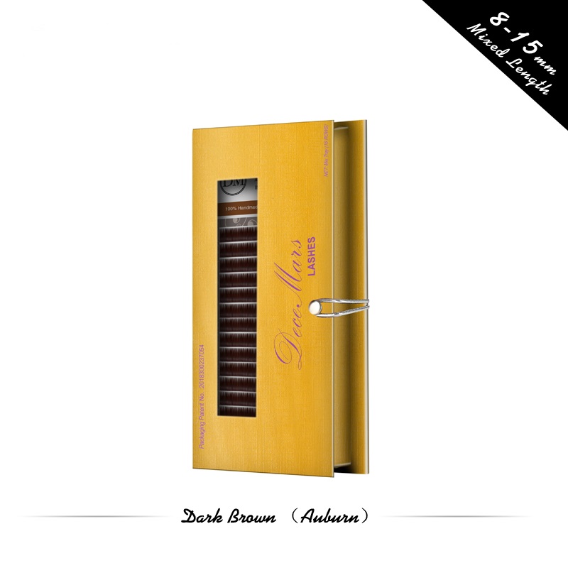 Dark Brown Eyelash Extension JBCD Curl 8-15 Mix length Individual Auburn Eyelash Extension Brown Lash for Salon Use
Dark Brown Eyelash Extension JBCD Curl 8-15 Mix length Individual Auburn Eyelash Extension Brown Lash for Salon Use