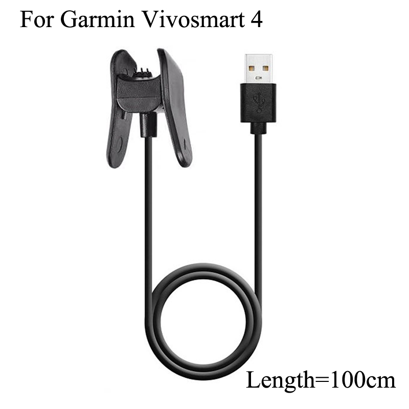 

For Garmin Vivosmart 4 Charger USB Charge Line Charging Clip Cradle Dock Smart Watch Vivosmart4 Data Cable High Quality